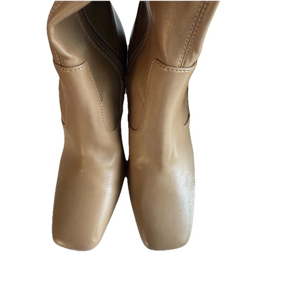 Sarto by Franco Sarto Flexa Over-the-Knee Boots – Camel Leather – US 6.5 – NEW - Picture 6 of 8